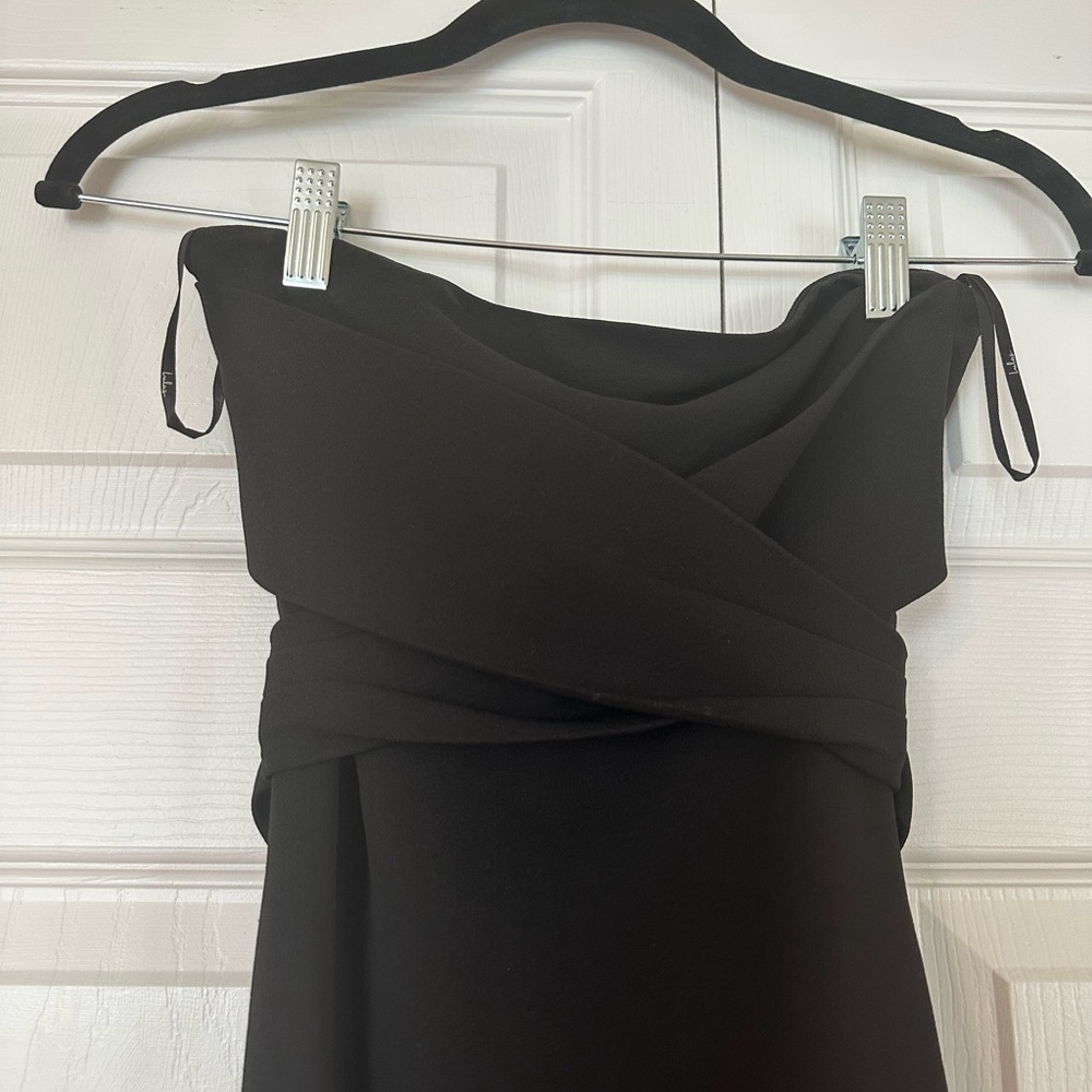 Lulus Black Strapless Maxi Dress